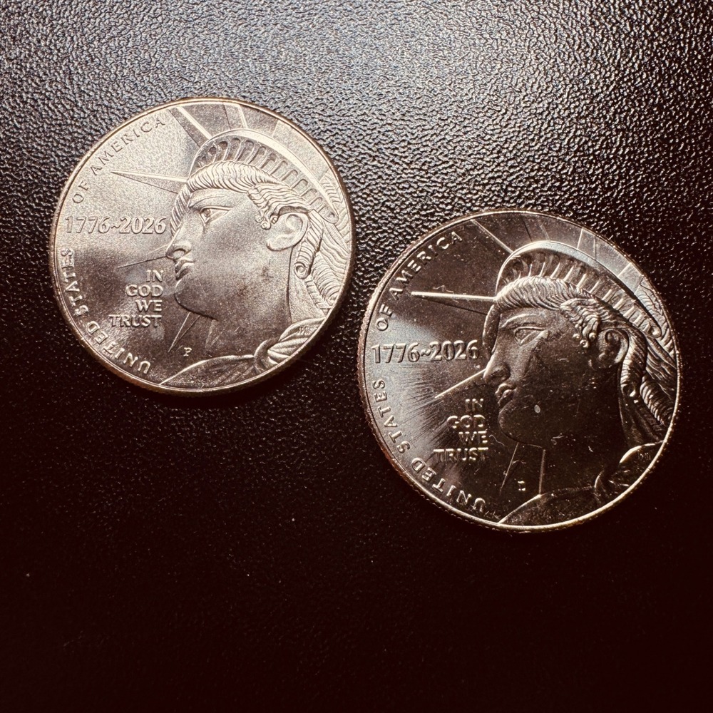 2026 P and D US Semiquincentennial Half Dollar Set 1776-2026 250th Anniversary